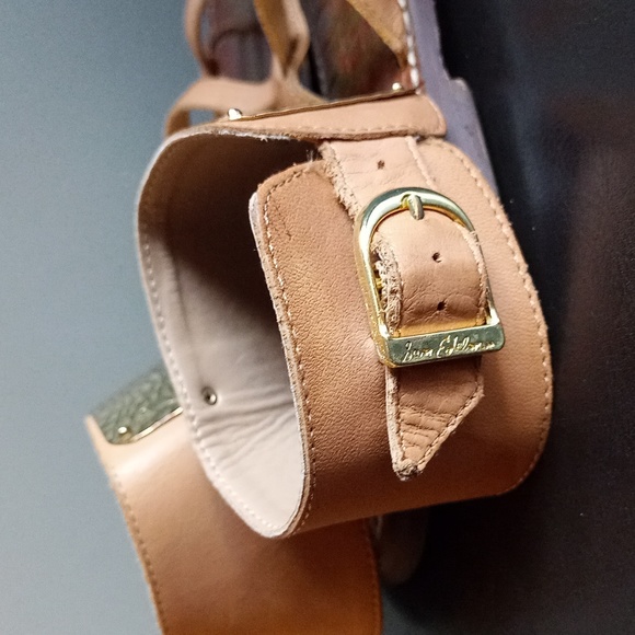 Sam Edelman Genette Gold and Tan Gladiator Sandals - Picture 9 of 14